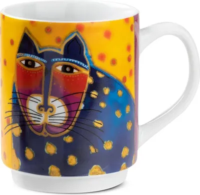 Zdjęcie produktu dla Filiżanka "Fantastyczne Koty" marki Gilde, Laurel Burch, model 81386