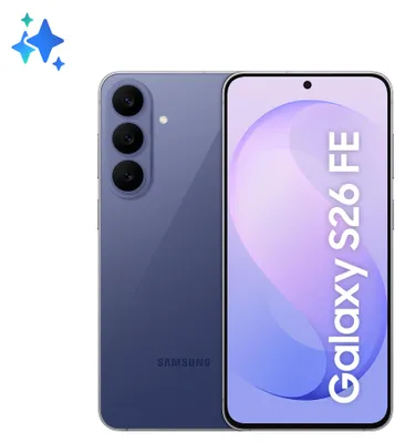 Image de Samsung Galaxy SM-S741BZVDEUE, écran de 17 cm (6,7 pouces), résolution de 2340 x 1080 pixels, 128 Go de stockage, appareil photo de 50 MP, système d'exploitation Android 17, couleur myrtille