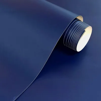 Imagen del producto de Adhesivos de vinilo en color azul cobalto para muebles y decoración de paredes