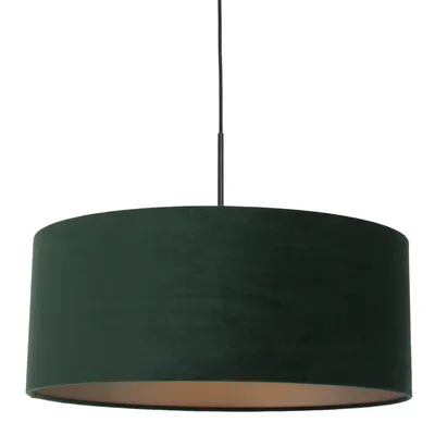 Image de Steinhauer - suspension - Sparkled Light - vert - métal velours tissu - Ø 50cm - E27 - 8156ZW