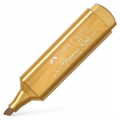 Immagine prodotto di FABER-CASTELL 154650 Evidenziatore TL 46 Metallico - oro