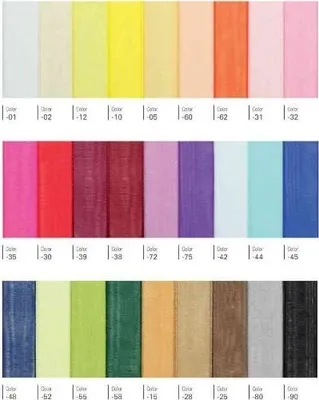 Produktbild von Chiffonband Uni creme