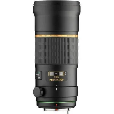 Produktbild von Pentax 300 mm / F 4.0 SMC DA ED IF SDM Superteleobjektiv fÃ1/4r Pentax K Spiegelreflexkameras, F4, Ultraschallmotor, Autofokus, 77 mm Filterdurchmesser