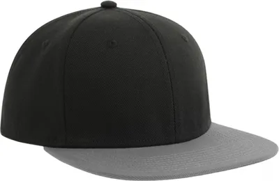 Image de Atlantis - Casquette Snapback Visière plate AB652 (Taille unique) (Noir/Gris)