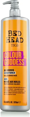Produktbild von Bed Head Colour Goddess Conditioner, Frauen, Professionelle Haarspülung, Gefärbtes Haar, Kupfer, Rot, Anti-Frizz, Farbschutz, Feuchtigkeitsspendend, Feuchtigkeitsspendend, Nährend, Glanz, Glättend, 970 ml