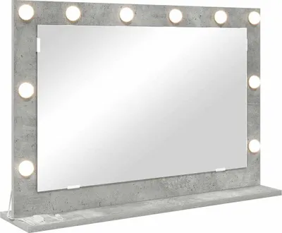 Obrázok produktu pre vidaXL Umyvadlové zrkadlo obdĺžnikové betónové sivé 80 x 55 x 18 cm