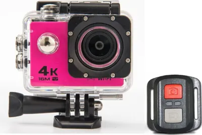 Image de Caméra d'action HD 4K WIFI Rose