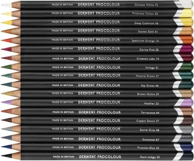 Image de DERWENT Procolour crayons de couleur à pigments, 36pcs dans une boîte en métal