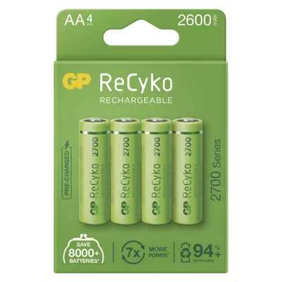 Obrázok produktu pre Nabíjacia batéria GP ReCyko 2700 (AA), B21274