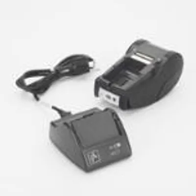 Produktbild von Zebra - Docking Cradle (Anschlußstand) - Ethernet - EU - für QLn 220, 220 Healthcare, 320 (P1031365-035)