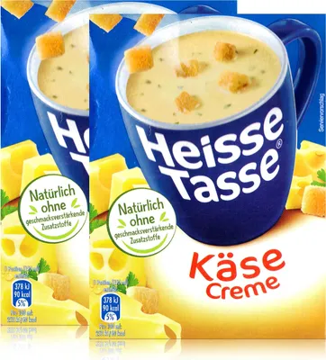 Produktbild von Heisse Tasse Käse Creme mit Croûtons 3 Beutel á 18g (2er Pack)