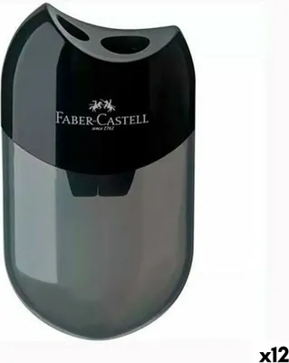 Image de Taille-crayons Faber-Castell Noir (12 pièces)