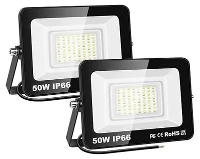 Zdjęcie produktu dla Reflektor LED zewnętrzny 20 w 2000 lm wodoodporny IP66 ogród 2 szt.