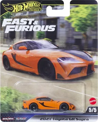 Immagine prodotto di Hot Wheels Fast & Furious 2020 Toyota Supra, Auto, 3 ruote, Kov, Oranžová