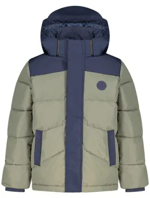 Produktbild von Grüne Kinderjacke: Wasserabweisend & Umweltfreundlich mit Kapuze