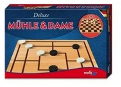 Immagine prodotto di Giochi Noris Deluxe - Mulino e Dama; 606108012