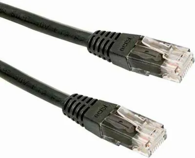 Image de gembird CAT5e UTP-Patchkabel, schwarz, 3 m