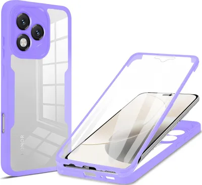 Image de Etui pour Honor 400 Lite, protection complète à 360° avec protecteur d'écran intégré Violet