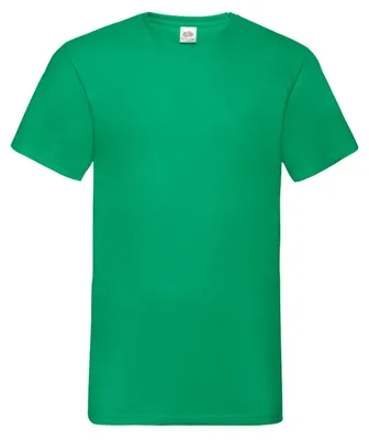 Immagine prodotto di Fruit of the Loom - T-shirt "Valueweight" con scollo a V da uomo FK3313 (3XL) (verde irlandese)