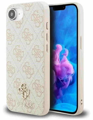 Zdjęcie produktu dla Etui GUESS pasuje do IPHONE 16e (SE 4 2025) kompatybilne z MagSafe GUHMPSE4P4SM4MP (PU 4G Small 4G i Classic) różowy