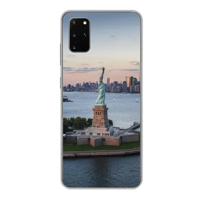 Produktbild von MuchoWow® Handyhülle Schutzhülle Hülle für Samsung Galaxy S20 Plus New York - Freiheitsstatue - Skyline Silikon Softcase Handy Hülle - Hartschale