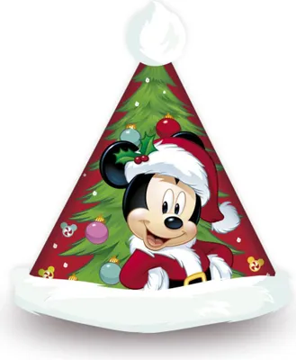 Immagine prodotto di Cappello natalizio di Topolino, cappello da Babbo Natale, pompon