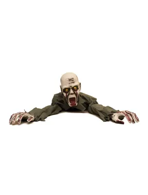 Produktbild von Halloweenfigur Zombie kriechend animiert 100cm