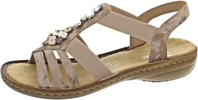 Produktbild von Rieker Damen Sandalen Slingback 60855, Größe:37 EU, Farbe:Rosa