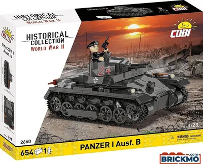 Obrázok produktu pre Panzerkampfwagen I France 1940 Czołg Lekki 654 elementy