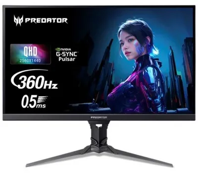 Produktbild von Acer Predator XB273UF5BMIIPRZX, 68,6 cm (27"), 2560 x 1440 Pixel, Quad HD, 0,5 ms, Schwarz