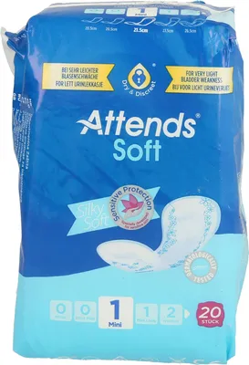 Produktbild von Attends Soft 1 mini, 20 St. Einlagen
