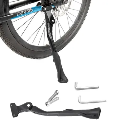 Imagen del producto de Soporte para bicicletas ajustable en altura, compatible con ruedas de 24 a 29 pulgadas, fabricado en aleación de aluminio, con capacidad para hasta 35 kg, ideal para bicicletas de montaña