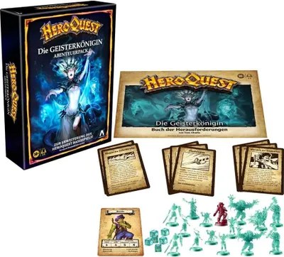 Immagine prodotto di Avalon Hill - HeroQuest - La regina fantasma - Pacchetto avventura - Espansione