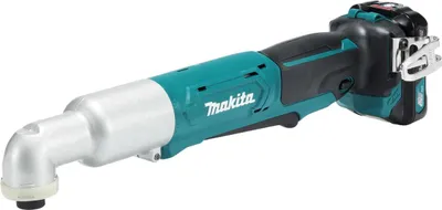 A cordless angle impact wrench is shown against a white background.