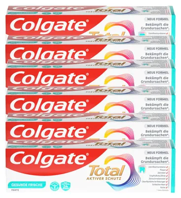 Obrázek produktu pro Zubní pasta Colgate Total Plus všestranná ochrana zdravá svěžest 75 ml 6 balení