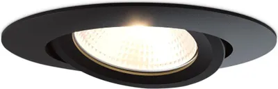 Produktbild von hoftronic LED Einbaustrahler 5W 450lm 2700K Schwarz IP65 Dimmbar Schwenkbar