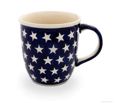 Produktbild von Original Bunzlauer Keramik 350ml Tasse mit Henkel Design 82
