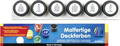 Produktbild von Malfarbe 6x18ml sortiert GIOTTO F350600
