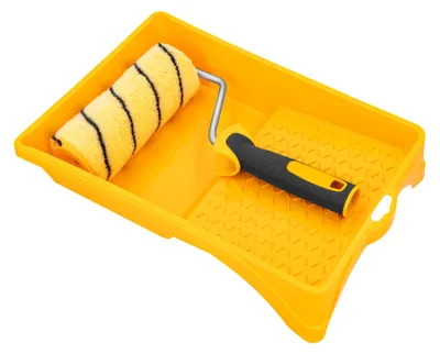 Productafbeelding van Hardy Working Tools Verfroller-set, 18 cm, verfroller met handgreep, 2 stuks, en verfbak