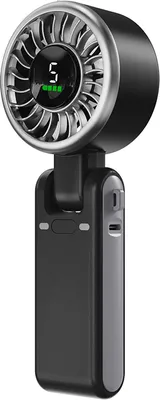 Produktbild von INF Faltbarer Ventilator: Tragbare Kühllösung Grau