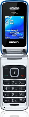 Produktbild von Brondi Fox 4,5 cm (1,77") Blau Silber Dual SIM