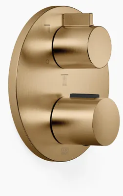 Immagine prodotto di Thermostat encastré Dornbracht avec réglage de débit à trois voies, avec fonction d'arrêt, 36427970-39, 36427970-39
