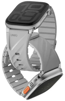 Zdjęcie produktu dla Pasek UNIQ Fluo do Apple Watch 40-49mm Magnetic szary