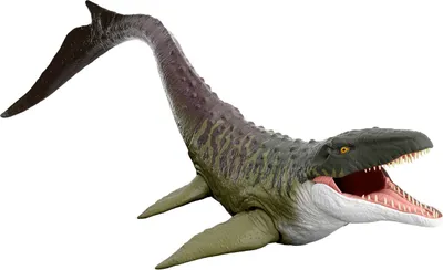 Produktbild von Jurassic World Rebirth Riesendino Mosasaurus-Actionfigur, Dinosaurierspielzeug, 4 Jahr(e), Mehrfarbig, Kunststoff