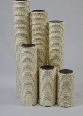 Produktbild von animal-design Sisal Ersatzholme rund Ersatzstamm für Kratzbäume und Katzenbäume Ersatzteil Kratzstamm Säule, Länge:40 cm, Durchmesser:8 cm
