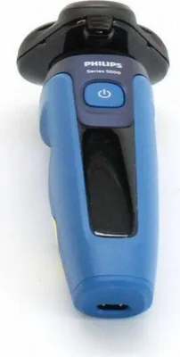 Immagine prodotto di Philips Series 5000 Rasoio elettrico a umido e a secco S5466/18, rasatura potente e uniforme, sistema SteelPrecision, testine di rasatura flessibili a 360°, 60 minuti di autonomia
