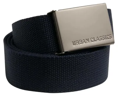 Image de Urban Classics - Ceinture, toile pour homme TN174 (taille unique) (bleu marine)