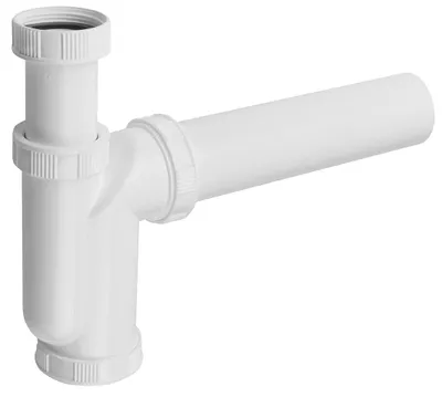 Produktbild von Bruckner Spülbecken-Siphon 6/4", DN50, Weiß