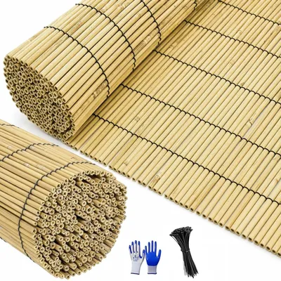 Obrázok produktu pre Prírodný bambusový plot pre záhradu a balkón
