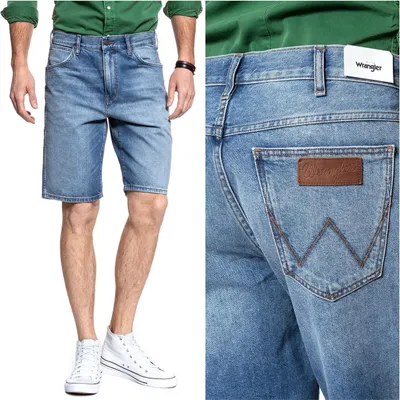 Produktbild von WRANGLER Herren, Shorts DENIM SHORT, Regular fit, W30, Blau, kurze, hosen,
